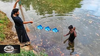 മൂന്നു വലയിട്ടു 5 മീൻ പിടിച്ചു  fishing in Kerala