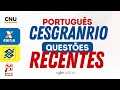 1h30 de RESOLUÇÃO de QUESTÕES RECENTES_2024  de PORTUGUÊS da banca CESGRANRIO - CAIXA, BNB, CNU, BB