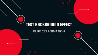 Pure CSS text Background Animation | CSS Animation Examples