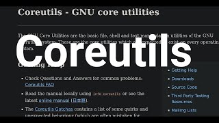 Let's read the GNU Coreutils source code