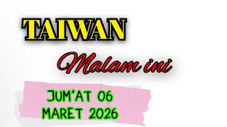 Taiwan Paito Draw Friday 06-March-2026||TW prediction tonight||Taiwan leak