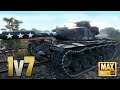 T110E5: Pro player alone versus 7 - World of Tanks