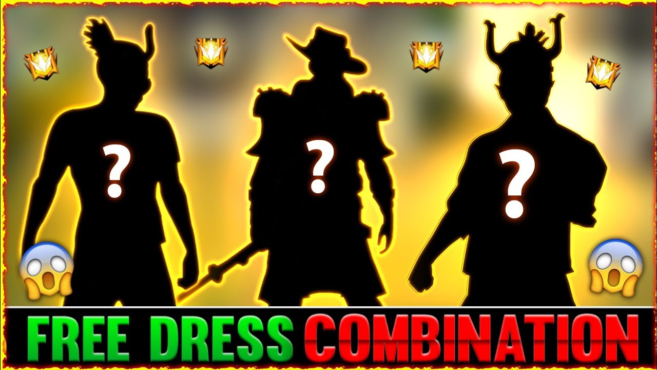 TOP 5 FREE DRESS COMBINATION IN FF ⚡⚡- para SAMSUNG A3,A5,A6,A7,J2,J5,J7,S5,S6,S7,S9,A10,A20,A30,A50