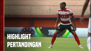Highlight Pertandingan Madura United FC (1) - (1) Persita Tangerang