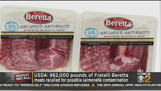 USDA: 862,000 Pounds Of Fratelli Beretta Meats Recalled For Possible Salmonella Contamination