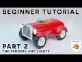 Blender beginner tutorial - The easy car! - part 2