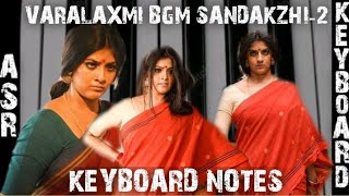 Sandakozhi 2 varalaxmi bgm Keyboard notes | notes in description | Yuvan Shankar raja