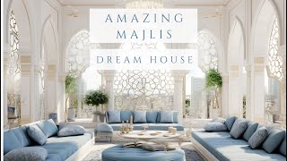 8 Luxury Traditional Arabic Majlis seating interior decorating Ideas | Modern Dewaniya designs