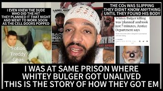 HOW WHITEY BULGER GOT UNALIVED AT THE FEDERAL PRISON I WAS AT- PRISON STORY