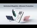 Introducing ESR Stash Stand Case for iPhone 16 | Ultimate Protection Unlimited MagSafe