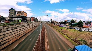 Driving around Kikuyu and Thogoto area in Kiambu County in Kenya