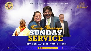 Family Blessings Sunday Service - 2 | 05 January 2025 | Apostle Christopher Devadass | JJ Church