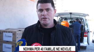 NDIHMA PER 40 FAMILJE NGA FOODBANK