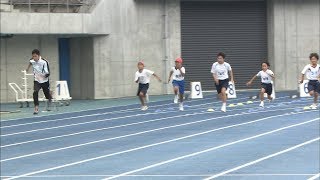 「飛んでるように走って…」　小学生が国内トップ選手にコツ教わる　高松市で陸上競技イベント