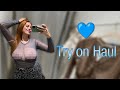 [4K] Transparent Clothes with Katy | Try-on Haul