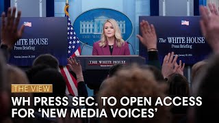 WH Press Sec. To Open Access For ‘New Media Voices’ | The View