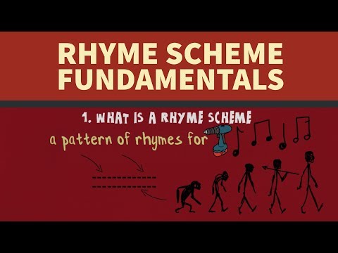 What is a random rhyme scheme?