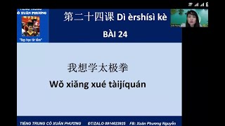 Bai 24 Giáo trình Hán ngữ 2 Động từ năng nguyện