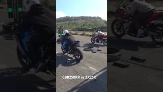 DUEL SENGIT HONDA CBR250RR VS KAWASAKI ZX25R