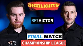 Mark selby vs Jak Jones Final Match| 2025 BetVictor Championship League  Invitational #2025 #snooker