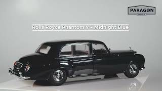 Paragon Models 1:18 Rolls Royce Phantom V Midnight Blue