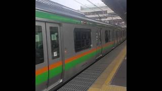 E233系3000番台・E231系1000番台コツE-60編成+コツK-12編成大宮発車