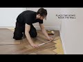 How to install Invictus click vinyl flooring in herringbone pattern