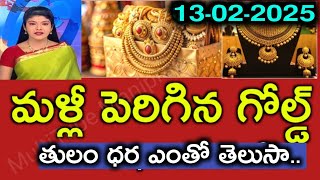 గోల్డ్ రేట్ టుడే: Today gold price in India 13-02-2025 | today gold rate in Hyderabad