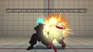 [SF4REMIX] Oni Basic Combos (B25)
