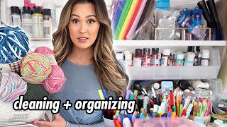 cleaning, organizing and decluttering my diy room (part 1)