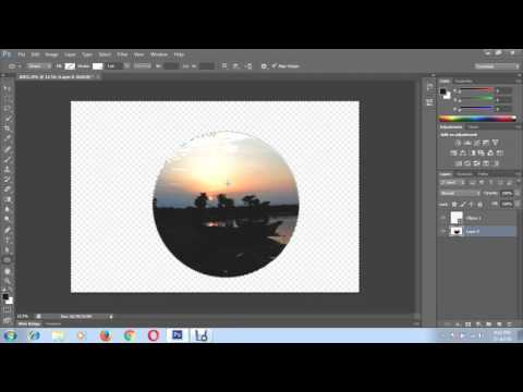 How to put a picture in a circle shape using Photoshop How to put a picture in a circle shape using Photoshop