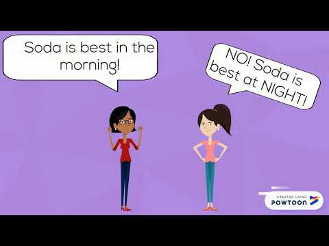 What are three sentence starters for a counterclaim?