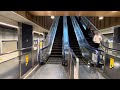 【東芝】りんかい線東京テレポート駅のホームエスカレーター（改札正面）　toshiba escalator