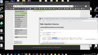 DVWA level: low SQL Injection