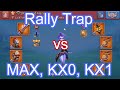 Rally trap defendiendo DOBLES RALLYS | K818 | MAX, KX0, KX1 Parte 1 #lordsmobile  #rallytrap