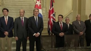 Canciller británico visita Cuba por primera vez desde 1959