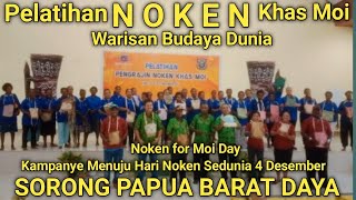 Noken Warisan Budaya Dunia Pelatihan Membuat Noken khas Moi