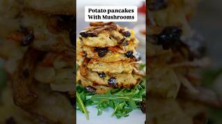 Easiest Potato Mushroom Pancakes #pancake ke recipe