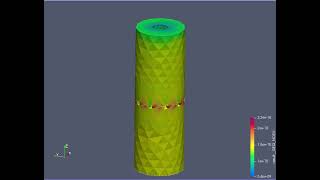rotation by only friction force in code_aster