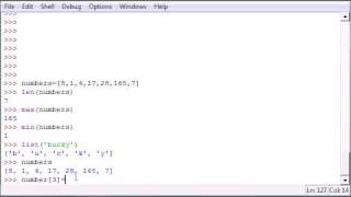Python Programming Tutorial - 12 - More List Functions