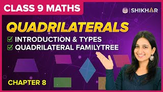 Quadrilaterals L-1 | Introduction & Types of Quadrilaterals | Class 9 | Chapter 8