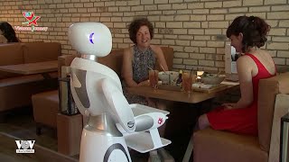 Hà Lan: Robot chạy bàn trong nhà hàng