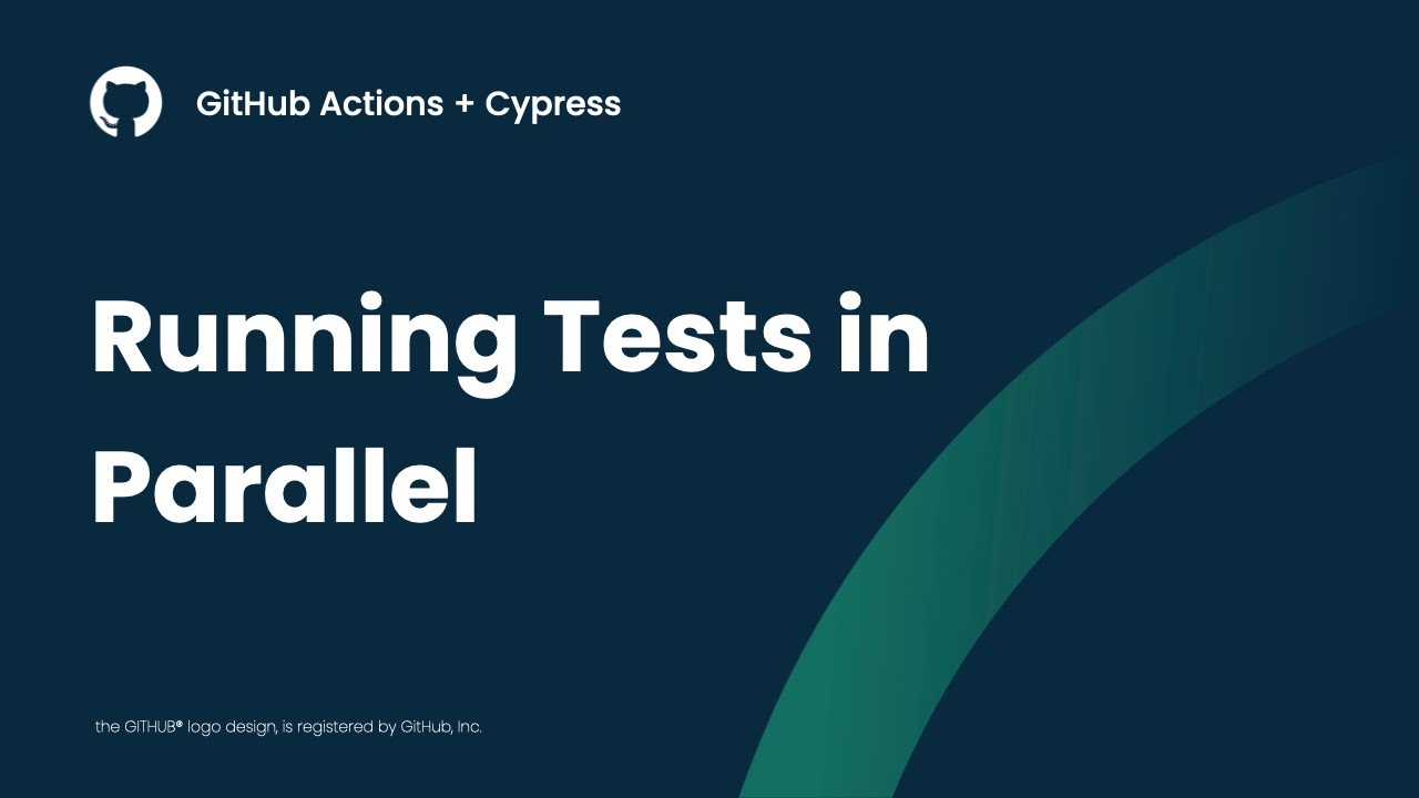 GitHub Actions + Cypress: Running Tests In Parallel - YouTube