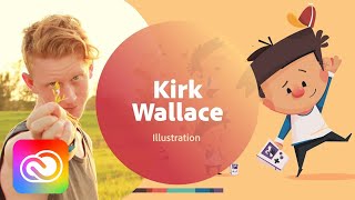 Live Illustration with Kirk Wallace - 1 of 3 | Adobe Creative Cloud