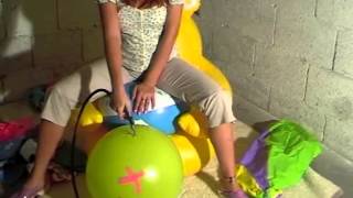 NA 109 popping inflatables with compressor