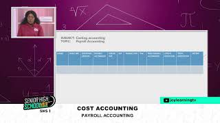 SHS 1 - (COST ACCOUNTING ) PAYROLL ACCOUNTING
