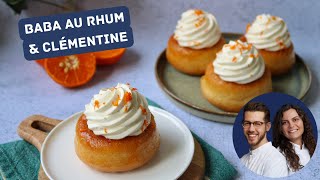 Baba au rhum et clémentine