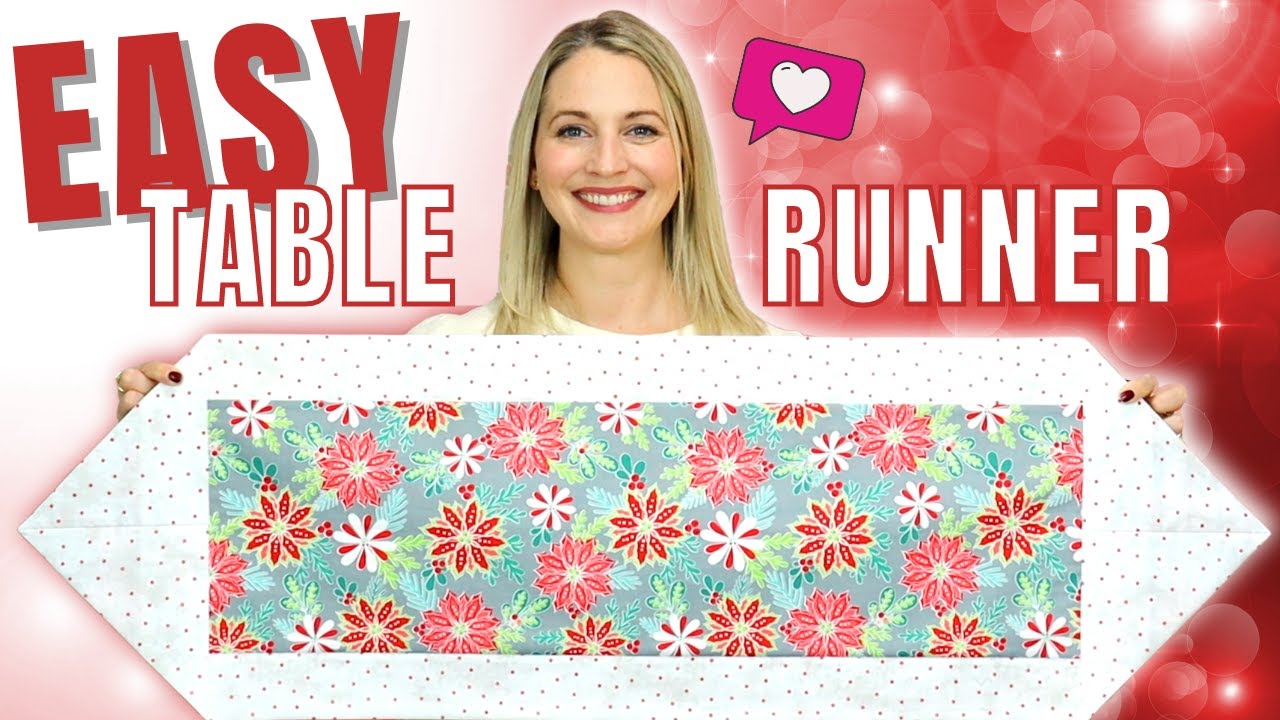 How To Sew A 10 Minute Table Runner At Raymond Falgoust Blog