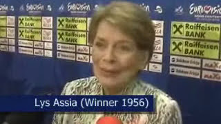 🇨🇭 Interview with Lys Assia from Switzerland (@ Eurovision in Belgrade 2008)