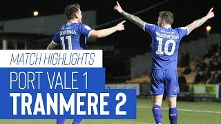 Match Highlights | Port Vale v Tranmere Rovers - Sky Bet League Two